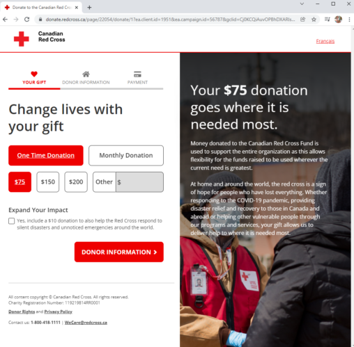 Red Cross Home Page