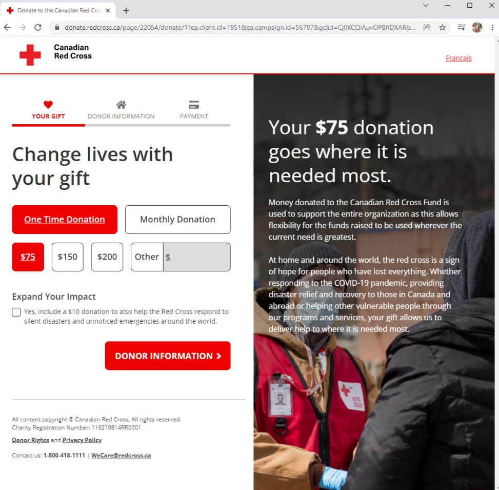 Red Cross Home Page